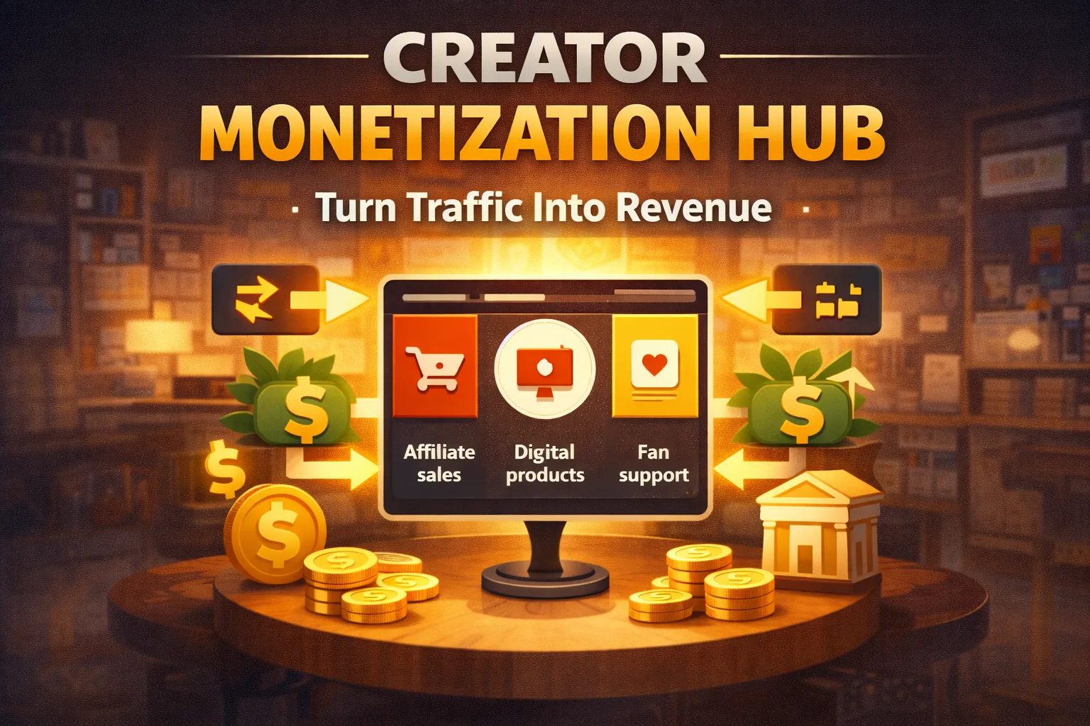 The Creator Monetization Hub: From Free Traffic to Clicks That Matter
